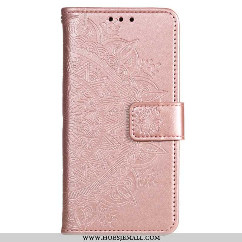 Folio-hoesje Sony Xperia 10 Vi Telefoonhoesje Mandala-bandpatroon