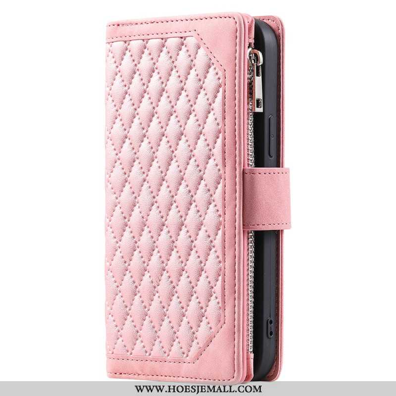 Flip Case Leren Xiaomi 14 Pro Gewatteerde Portemonnee Met Voering