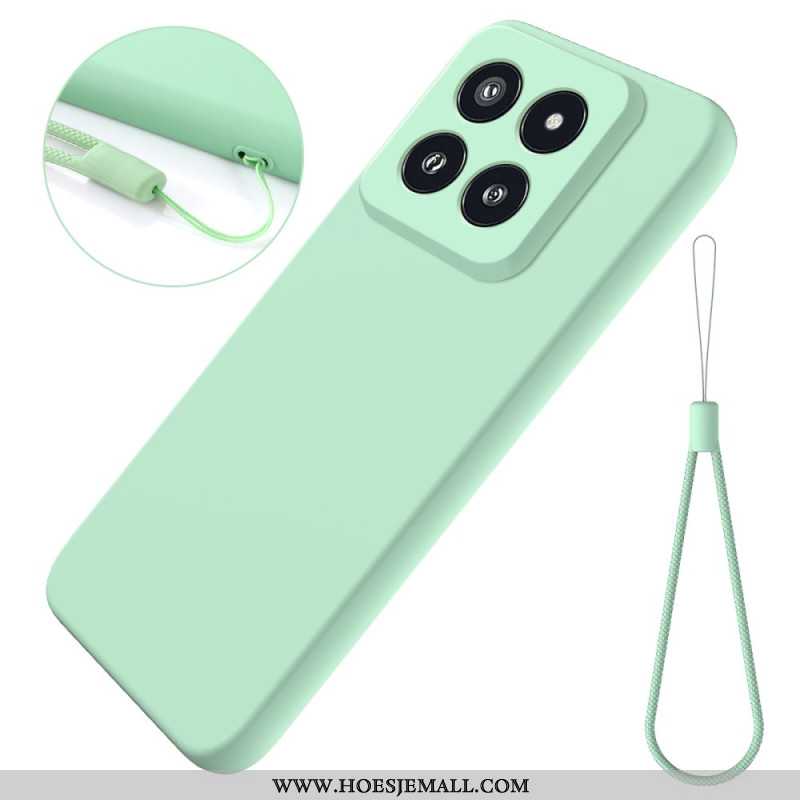 Hoesje Xiaomi 14 Pro Vloeibare Siliconen Band