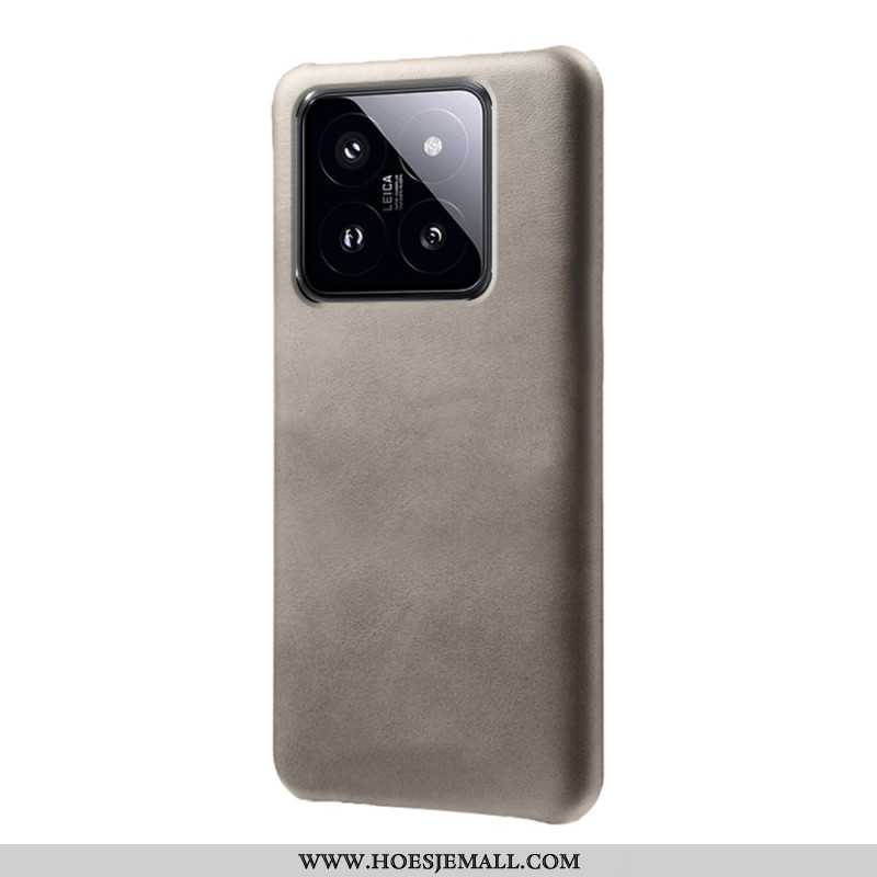 Hoesje Xiaomi 14 Pro Ledereffect Bescherming Hoesje