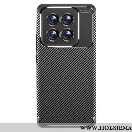 Hoesje Voor Xiaomi 14 Pro Flexibele Koolstofvezel