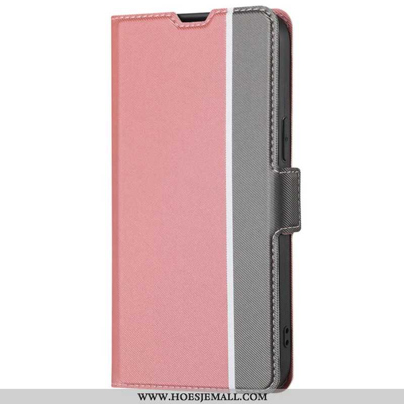 Folio-hoesje Xiaomi 14 Pro Telefoonhoesje Tweekleurig