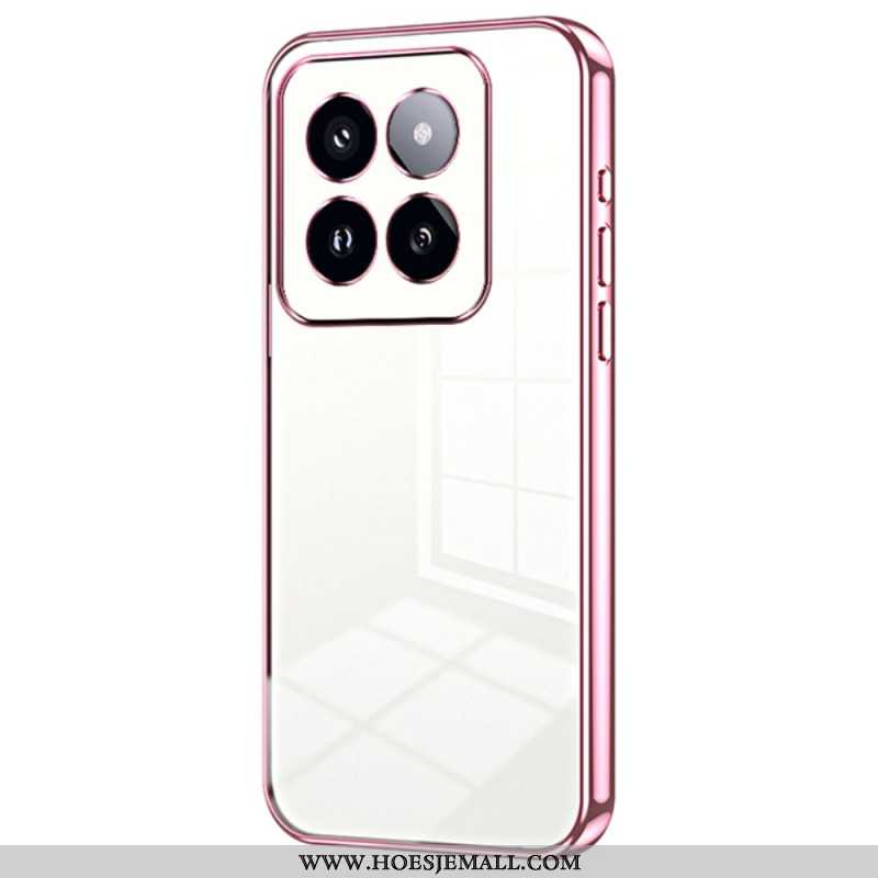 Case Hoesje Xiaomi 14 Pro Telefoonhoesje Metallic Stijlranden