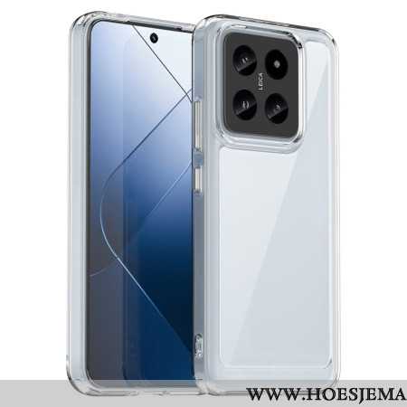 Hoesje Xiaomi 14 Transparante Gegalvaniseerde Knoppen