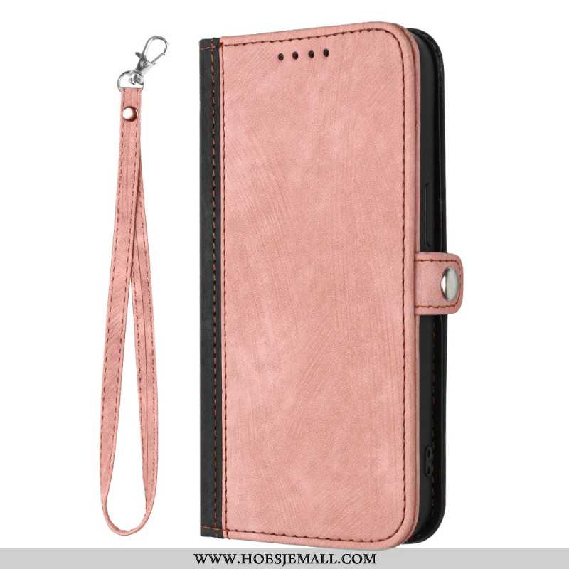 Folio-hoesje Xiaomi 14 Tweekleurige Afneembare Band