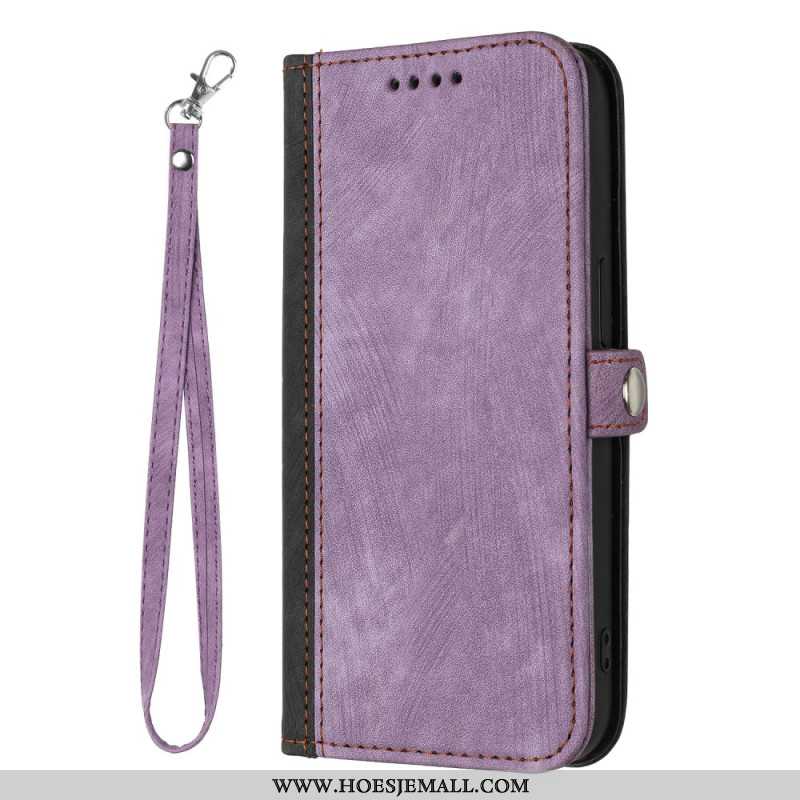 Folio-hoesje Xiaomi 14 Tweekleurige Afneembare Band