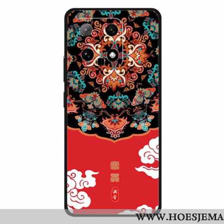 Hoesje Xiaomi 14 Met Etnische Patroonprint - Wealth / Rood