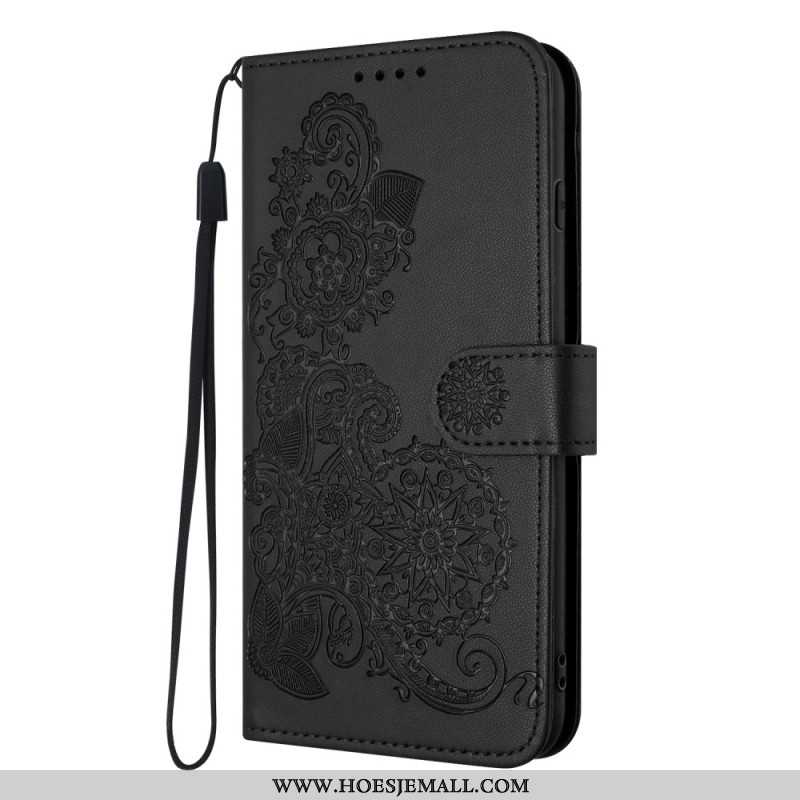 Flip Case Leren Xiaomi 14 Zonnebloempatroon