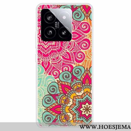 Cover Hoesje Xiaomi 14 Telefoonhoesje Bloemmotief