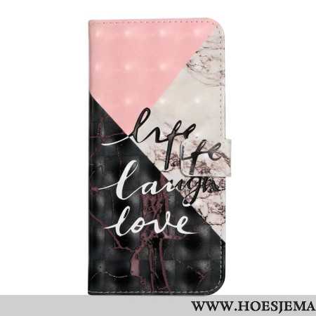 Leren Hoesje Xiaomi 14t Pro Marmer 3 Kleuren Bescherming Hoesje