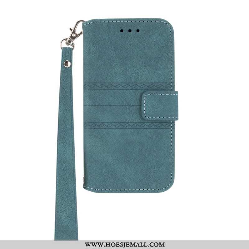 Flip Case Leren Xiaomi 14t Pro Bandfries