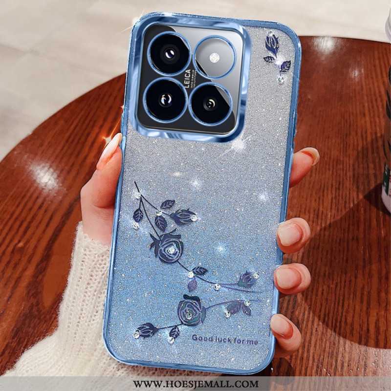 Hoesje Voor Xiaomi 14t Pro Steentjes En Bloemen Kadem