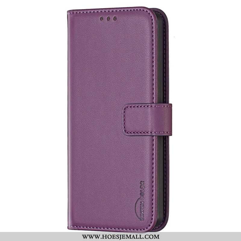 Flip Case Leren Xiaomi 14t Pro Binfen Kleur