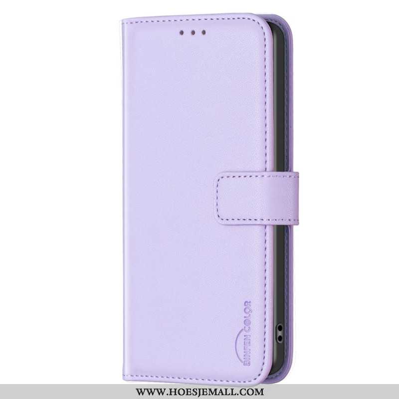 Flip Case Leren Xiaomi 14t Pro Binfen Kleur