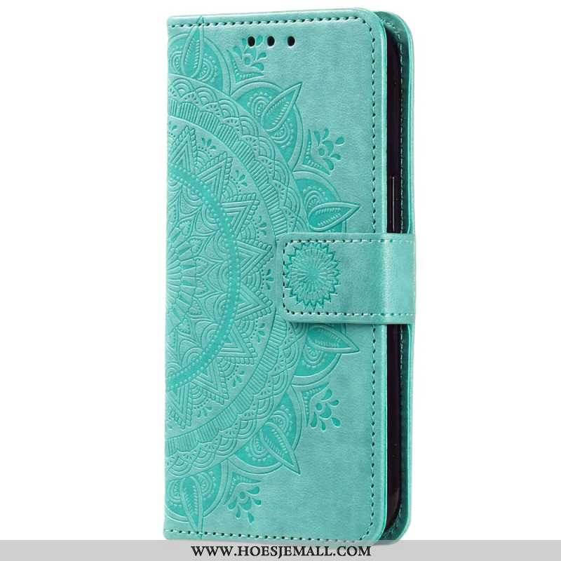 Leren Hoesje Xiaomi 14t Mandala Zon