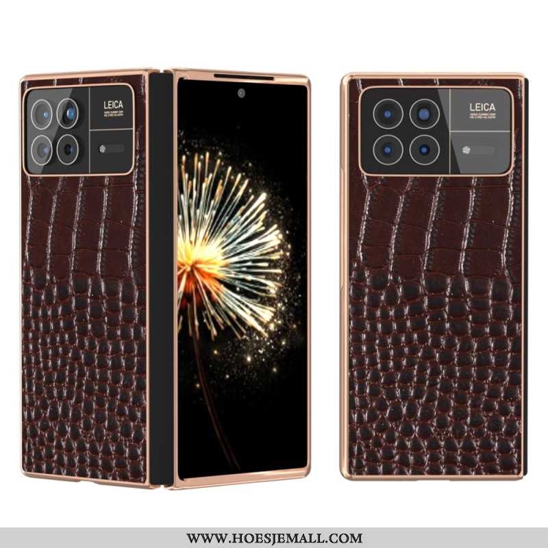 Hoesje Xiaomi Mix Fold 3 Krokodilstijl