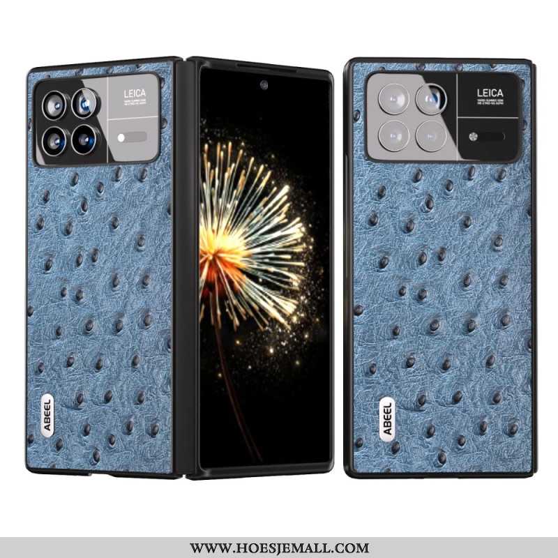 Hoesje Xiaomi Mix Fold 3 Struisvogeltextuur Abeel