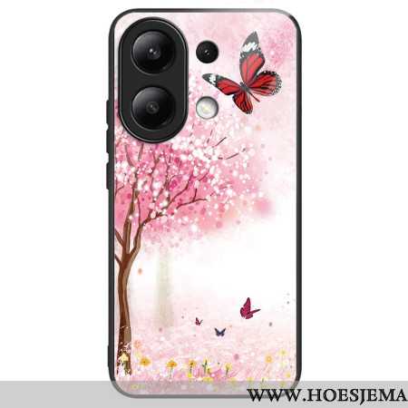 Hoesje Xiaomi Redmi Note 13 4g Kersenbloesems Van Gehard Glas