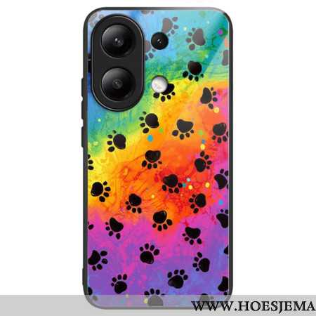 Hoesje Xiaomi Redmi Note 13 4g Vingerafdrukken Van Gehard Glas Bescherming Hoesje