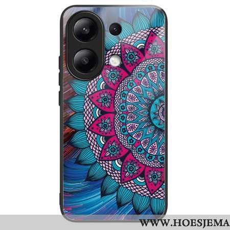 Hoesje Xiaomi Redmi Note 13 4g Mandala Gehard Glas Bescherming Hoesje