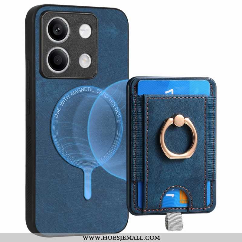 Case Hoesje Xiaomi Redmi Note 13 4g Telefoonhoesje Afneembare Kaarthouder En Ring