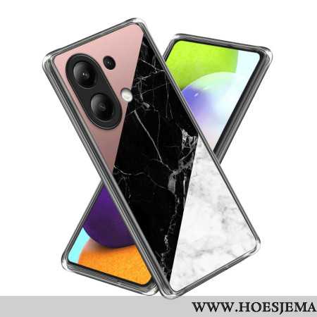 Hoesje Xiaomi Redmi Note 13 4g Driekleurig Marmer Bescherming Hoesje