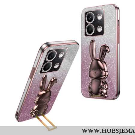 Cover Hoesje Xiaomi Redmi Note 13 4g Telefoonhoesje Konijnensteun Roze