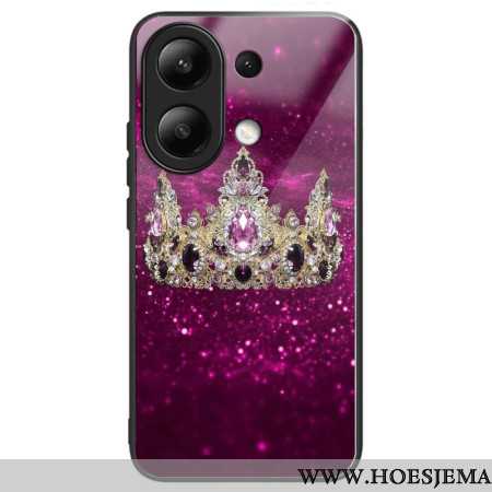 Hoesje Voor Xiaomi Redmi Note 13 4g Kroon Van Gehard Glas