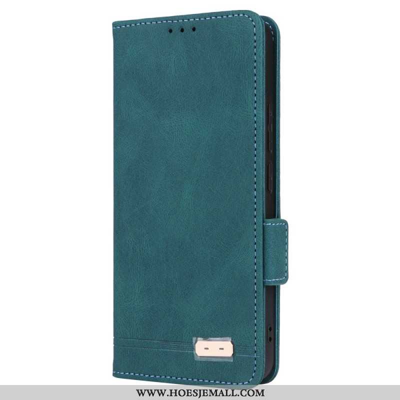 Folio-hoesje Xiaomi Redmi Note 13 4g Dubbele Sluiting In Vintage-stijl