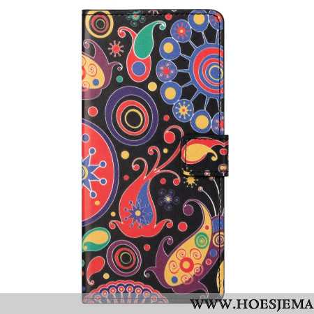 Folio-hoesje Xiaomi Redmi Note 13 5g Telefoonhoesje Galaxy-patroon