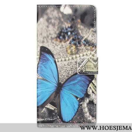 Folio-hoesje Xiaomi Redmi Note 13 5g Blauwe Vlinder