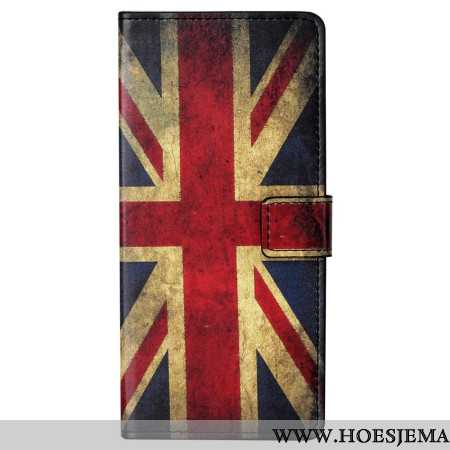 Folio-hoesje Xiaomi Redmi Note 13 5g Vintage Engelse Vlag