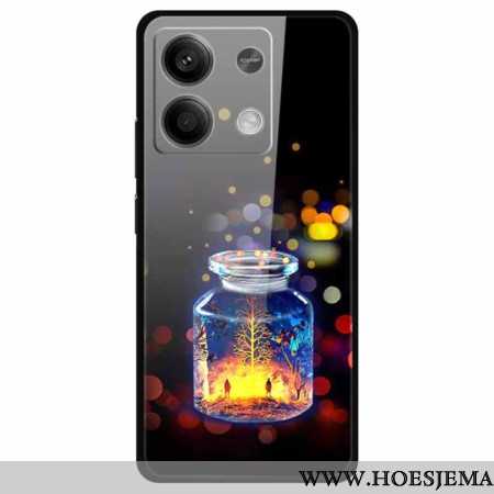 Hoesje Xiaomi Redmi Note 13 5g Wensfles Van Gehard Glas