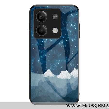 Hoesje Voor Xiaomi Redmi Note 13 5g Gehard Glas Verspreide Sterren