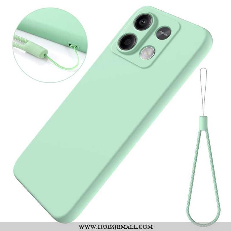 Hoesje Xiaomi Redmi Note 13 5g Vloeibare Siliconen Band Bescherming Hoesje