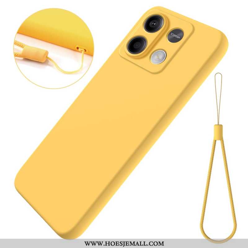 Hoesje Xiaomi Redmi Note 13 5g Vloeibare Siliconen Band Bescherming Hoesje