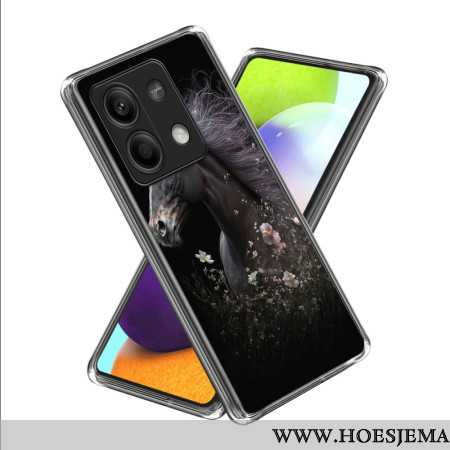 Case Hoesje Xiaomi Redmi Note 13 5g Telefoonhoesje Paard En Bloemen