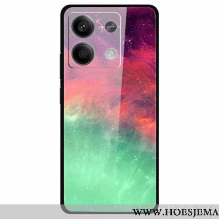 Case Hoesje Xiaomi Redmi Note 13 5g Telefoonhoesje Kleurrijk Nebula Gehard Glas