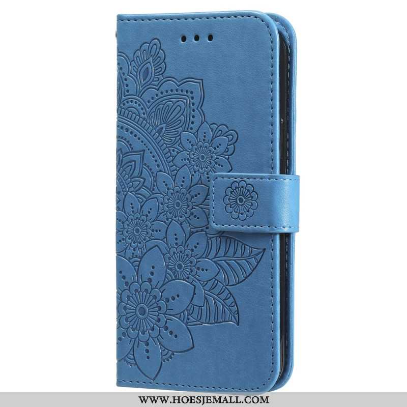 Folio-hoesje Xiaomi Redmi Note 13 5g Bloemenprint Met Riempje