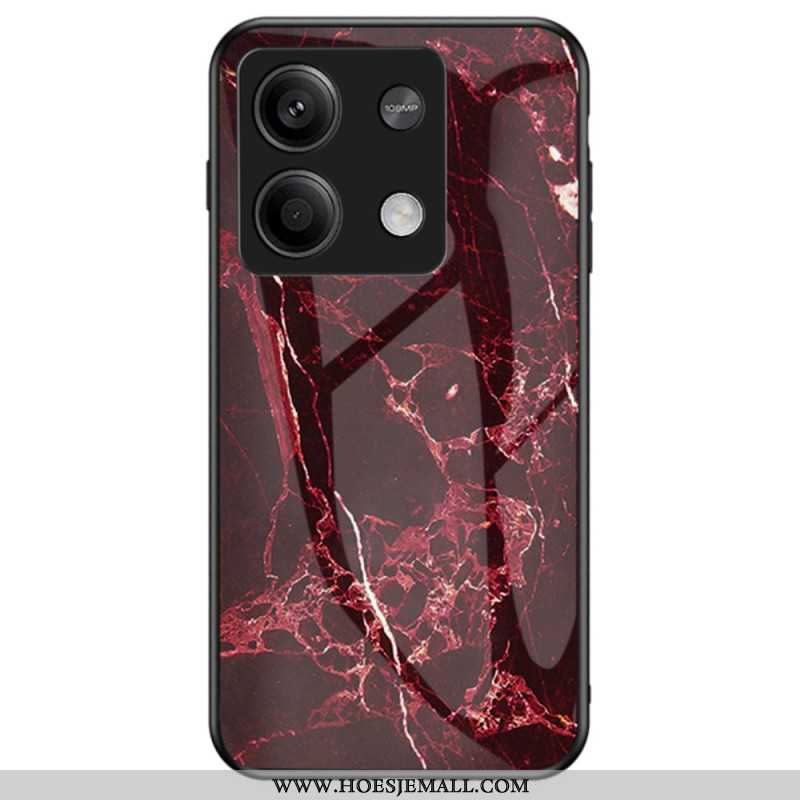 Hoesje Voor Xiaomi Redmi Note 13 5g Marmer Gehard Glas