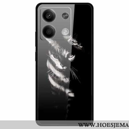 Hoesje Xiaomi Redmi Note 13 5g Shadow Cat Gehard Glas