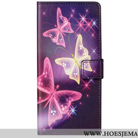 Bescherming Hoesje Xiaomi Redmi Note 13 5g Fonkelende Vlinders