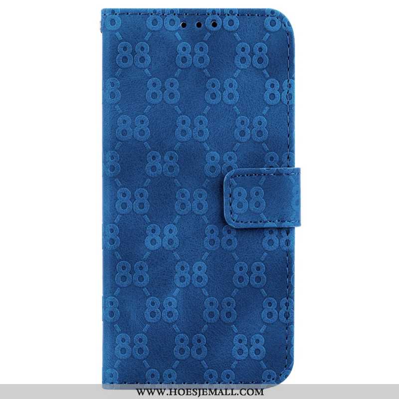 Folio-hoesje Xiaomi Redmi Note 13 5g Telefoonhoesje Uitvoering 88 Met Riem