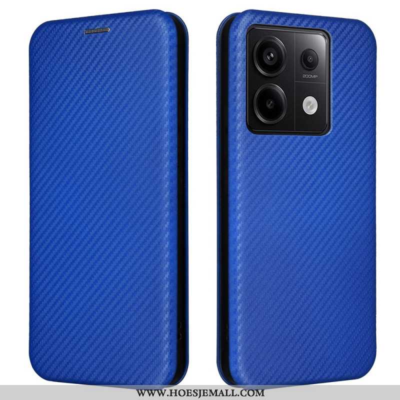 Folio-hoesje Voor Xiaomi Redmi Note 13 5g Koolstofvezel