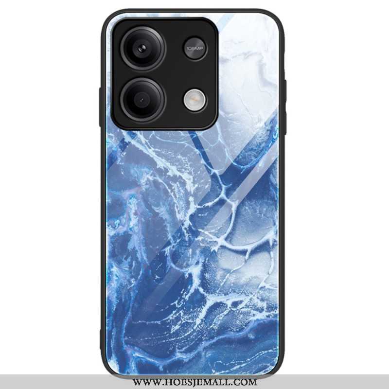 Hoesje Voor Xiaomi Redmi Note 13 5g Gehard Glas Met Marmerpatroon