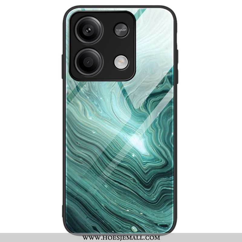 Hoesje Voor Xiaomi Redmi Note 13 5g Gehard Glas Met Marmerpatroon