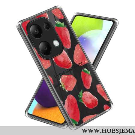 Hoesje Xiaomi Redmi Note 13 Pro 4g Aardbeien