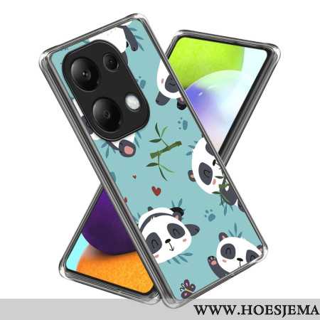 Hoesje Voor Xiaomi Redmi Note 13 Pro 4g Schattige Panda's