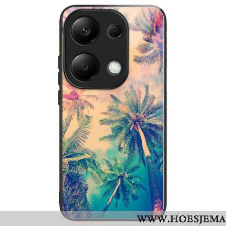 Case Hoesje Xiaomi Redmi Note 13 Pro 4g Telefoonhoesje Palmboom Gehard Glas