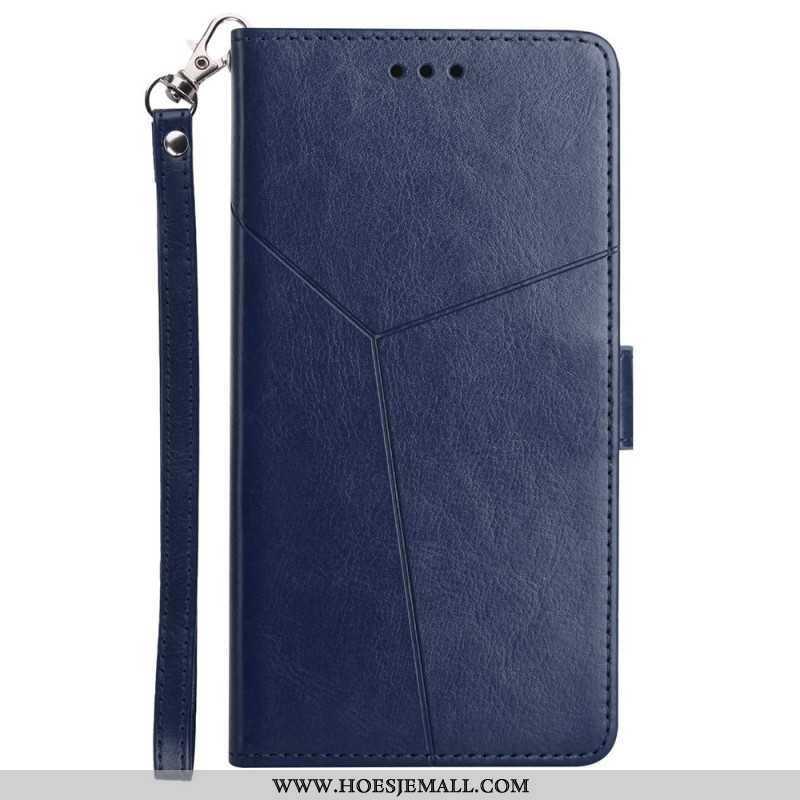 Folio-hoesje Xiaomi Redmi Note 13 Pro 4g Telefoonhoesje Y-riemontwerp